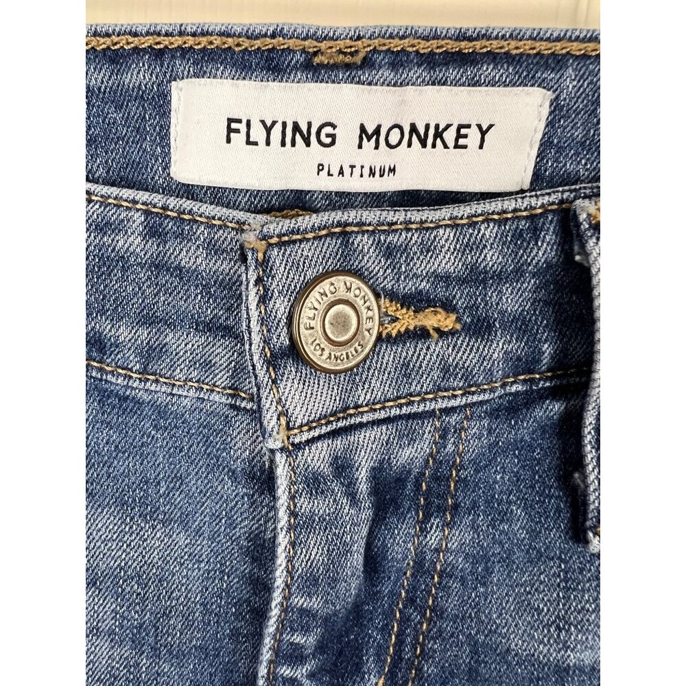Flying Monkey Distressed Jeans - Picture 3 of 12